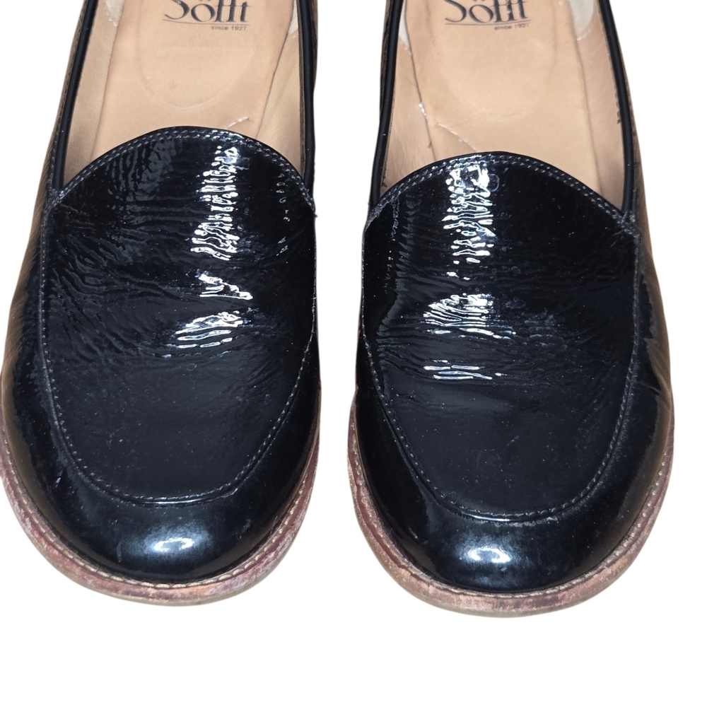 Sofft Womens Black Patent Leather Napoli Loafers Size 9.5 - Picture 5 of 9